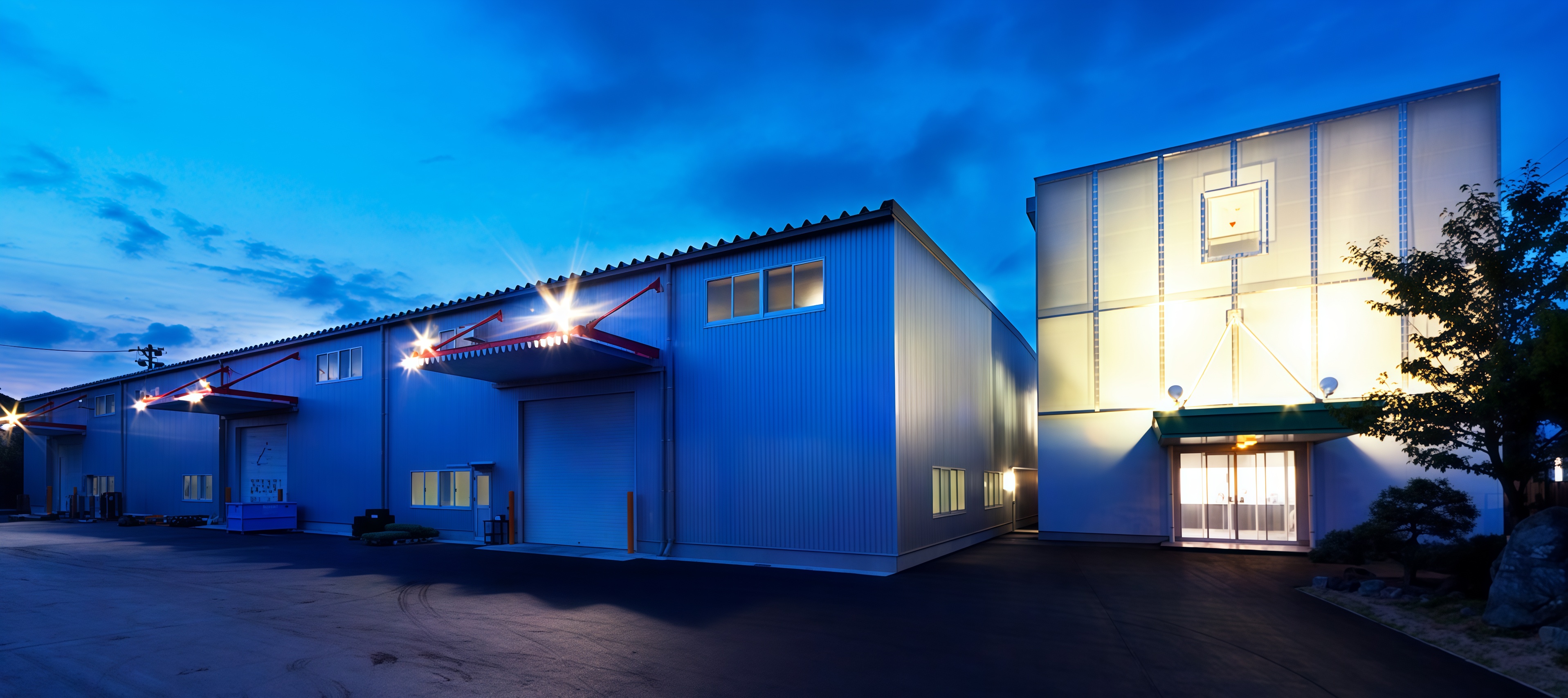 伊勢安金網製作所 社屋外観